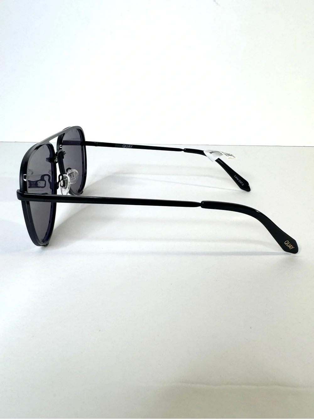 QUAY Australia NEW High Key Rhinestone Sunglasses Black